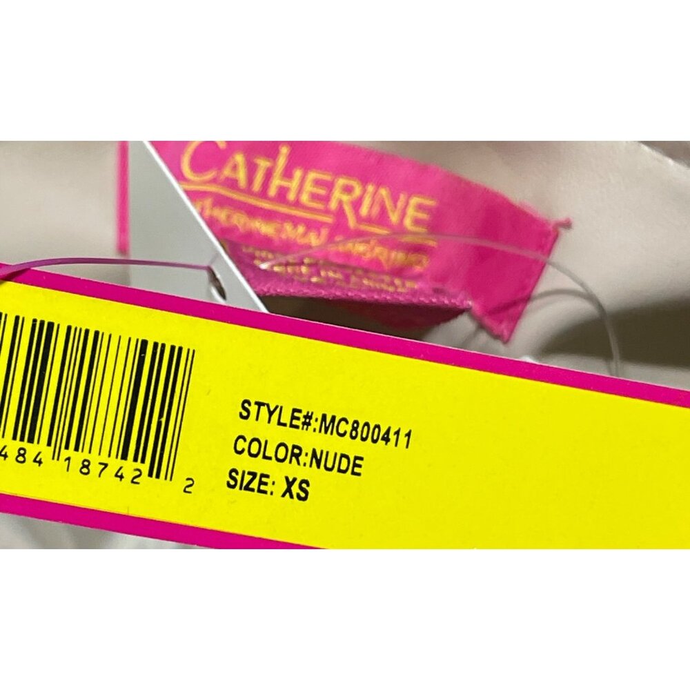 New Catherine Faux Leather Jacket Nude Ruffle Trim Size XS Extra Small Blush - Picture 8 of 8